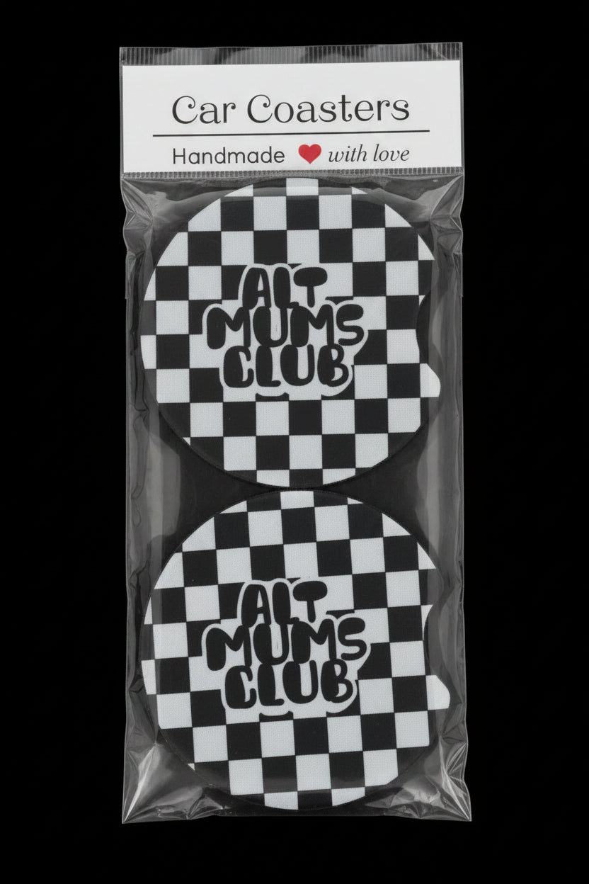Alt mums club car coasters