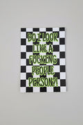 Do I look like a fucking people person A4 Print