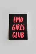 Emo girls club A4 print