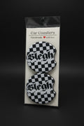 Blegh car coasters